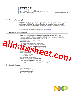 PCF8551BTT/A型号图片