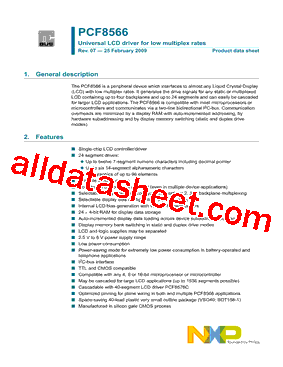 PCF8566P型号图片
