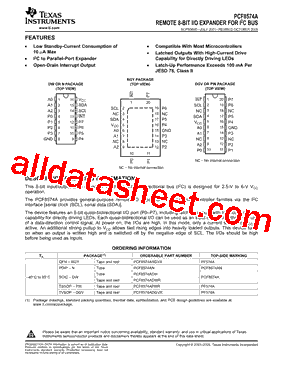 PCF8574APWG4型号图片