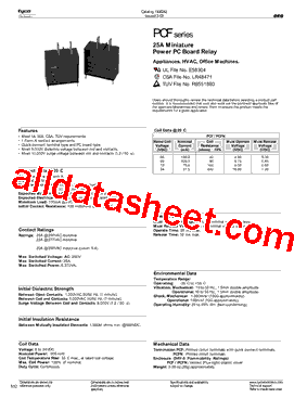 PCFN-118D2M000型号图片