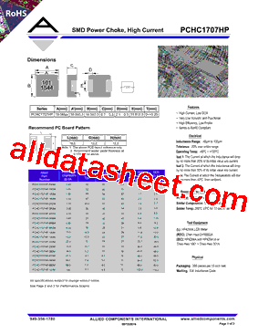 PCHC1707HP-150M型号图片