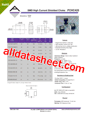 PCHC420-3R3L-RC型号图片