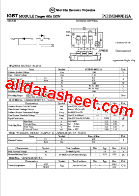 PCHMB400B12A型号图片