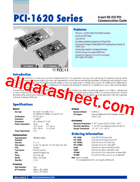 PCI-1620AU型号图片