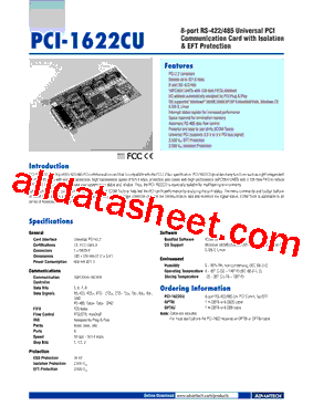 PCI-1622CU型号图片