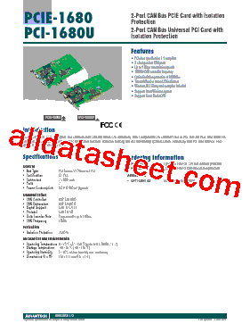 PCI-1680U-BE型号图片