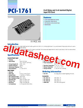 PCI-1761_15型号图片