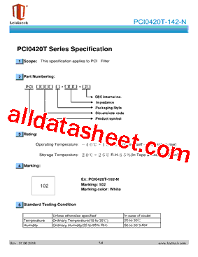 PCI0420T-122-N型号图片