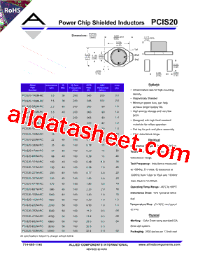 PCIS20-222M-RC型号图片