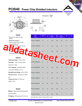 PCIS40-150M-RC型号图片