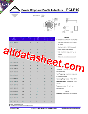 PCLP10-221M-RC型号图片