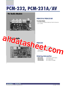 PCM-231AV-00A1型号图片