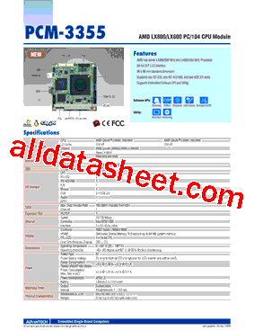 PCM-3355Z-512LA1E型号图片