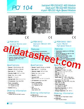 PCM-3610-A型号图片