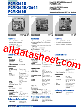 PCM-3640-A型号图片