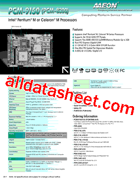 PCM-9150-A10型号图片