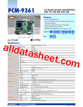 PCM-9361FG-S6A1E型号图片