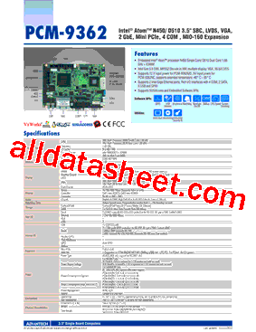 PCM-9362NF-S6A1E型号图片