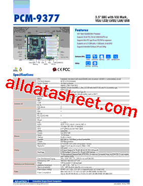 PCM-9377F-M0A1E型号图片