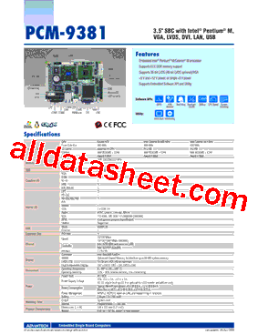 PCM-9381F-M0A2E型号图片