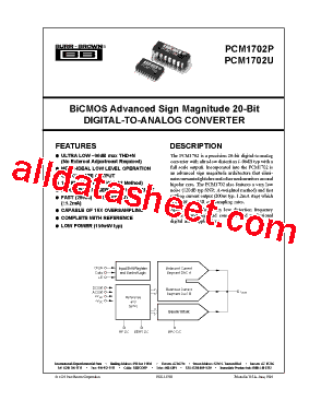 PCM1702P型号图片