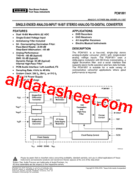 PCM1801UG4型号图片