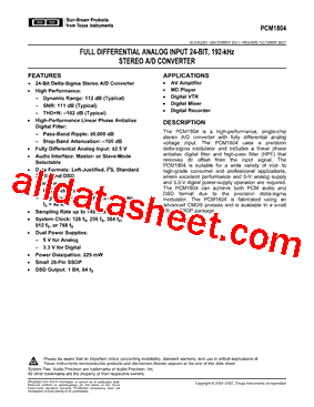 PCM1804DB型号图片