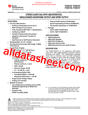 PCM2705DBRG4型号图片