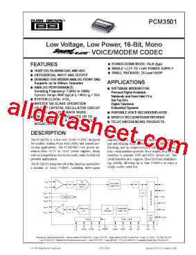 PCM3501E型号图片