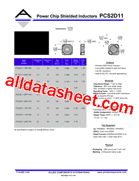 PCS2D11-220T-RC型号图片