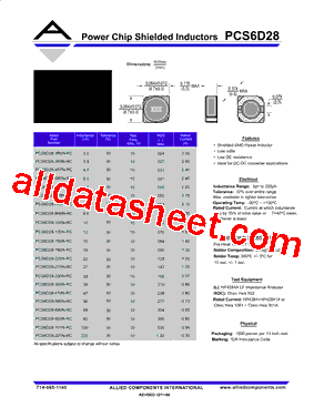 PCS6D28-100N-RC型号图片