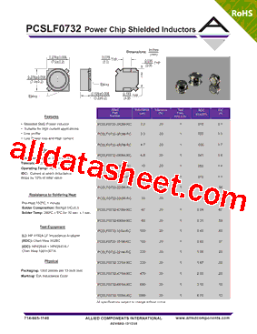 PCSLF0732-221M-RC型号图片