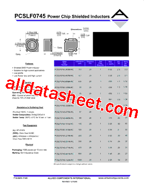 PCSLF0745-331M-RC型号图片