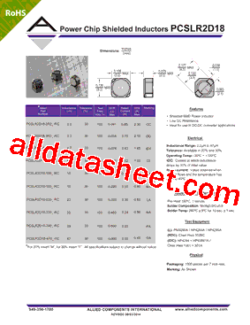 PCSLR2D18型号图片