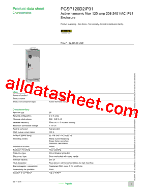 PCSP120D2IP31型号图片