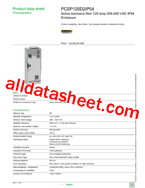 PCSP120D2IP54型号图片
