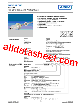 PCST24-M18-4000-U1-P1A型号图片