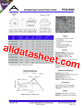 PCXLR402-R47M型号图片