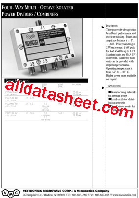 PD07540-4M型号图片