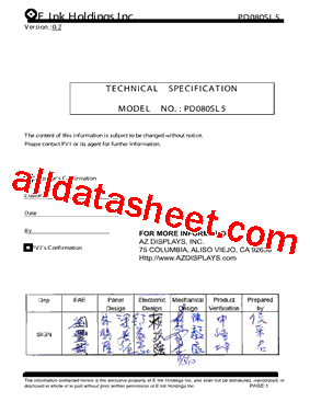 PD080SL5型号图片