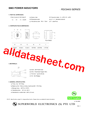 PDC0403220MZF型号图片