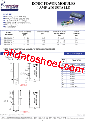 PDCS6190型号图片