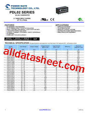 PDL02-05D12型号图片