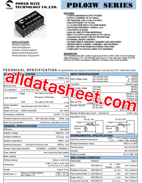 PDL03-12S15W型号图片