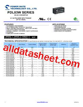 PDL03W_15型号图片