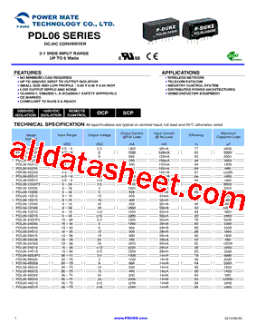 PDL06-05S09型号图片