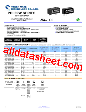 PDL09W型号图片