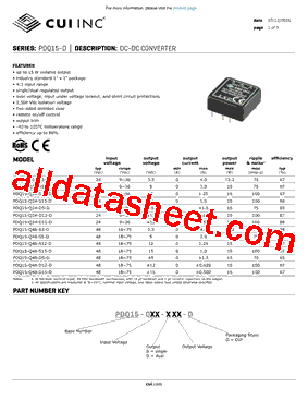 PDQ15-Q24-D5-D型号图片