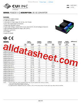 PDQE20-Q48-S15-U型号图片