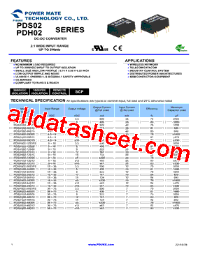 PDS(H)02-05D12型号图片